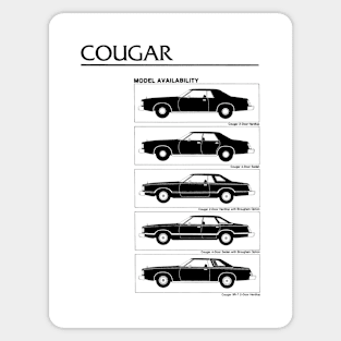 COUGAR - model brochure Sticker